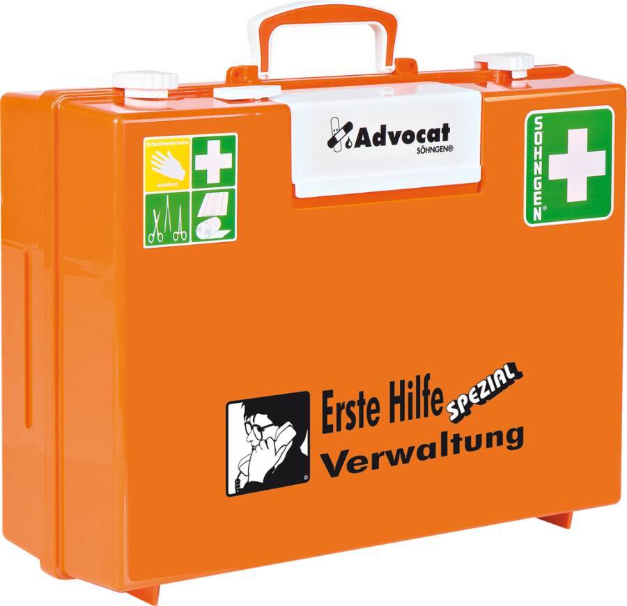 Erste-Hilfe-Koffer ADVOCAT Metallverarbeitung 0367002 Ausführung Metallverarbeitung Einsatz Gießereien, Stahl- und Blech