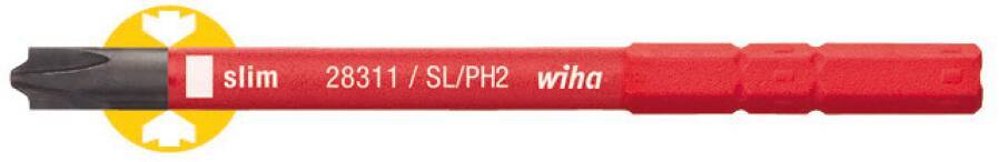 VDE-Wechselklinge slimVario 34588 Ausführung Xeno Schlitz/PH 2 Schneidenstärke - mm Gesamtlänge 75 mm slim-Version ja