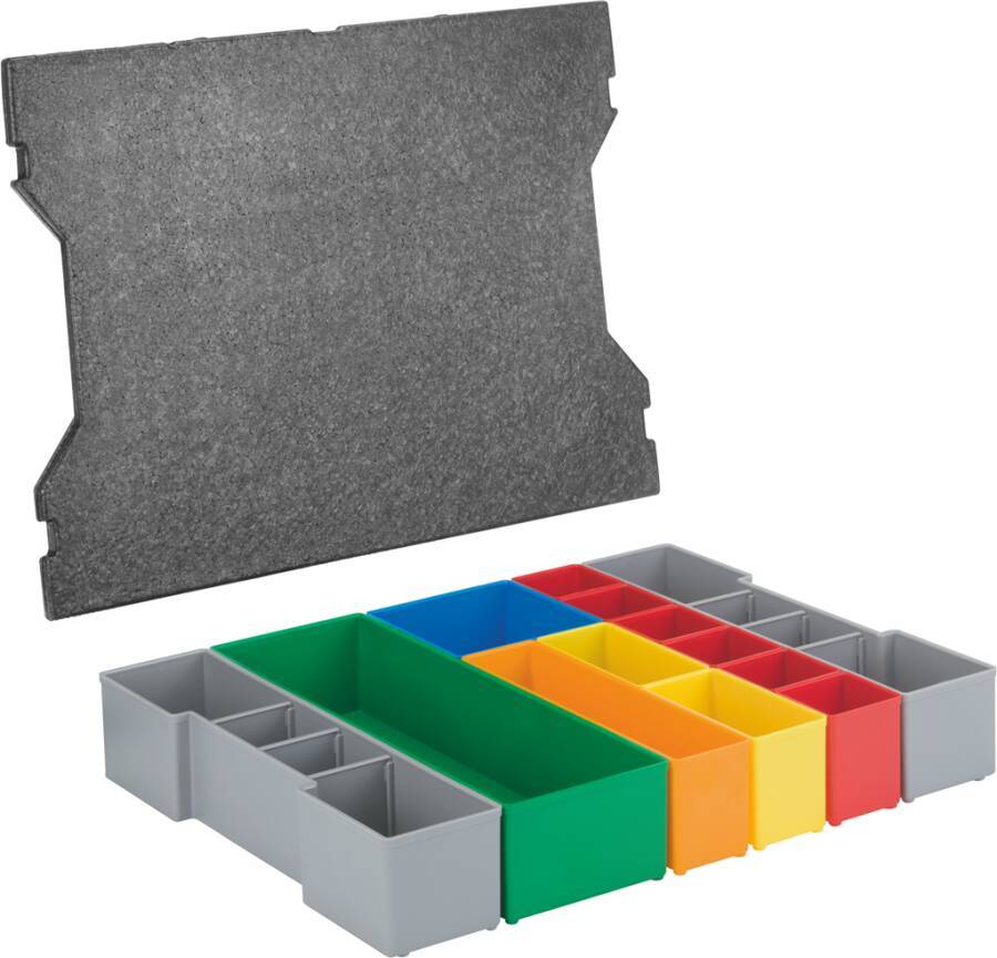 Boxen-Set für L-BOXX 1600A016N8 Einsatz für L-BOXX 102 Ausführung Boxenset 13tlg. mit Abdeckung Außenmaße (LxBxH) 418 x