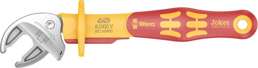 VDE-Maulschlüssel Joker 6004 verstellbar selbstjustierend 05020152001 Spannweite 13-16 mm Länge 190 mm Spannweite 1/2-5/