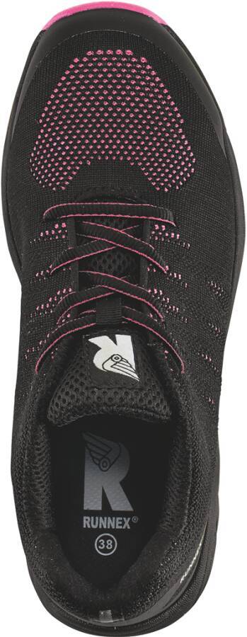 Sicherheitshalbschuh S1P GirlStar 5180 Damen 5180-38 Größe 38 Farbe schwarz/pink Typ Halbschuh Modell GirlStar 5180 Sc