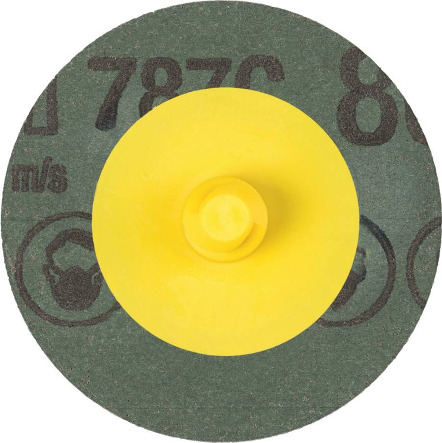 Fiberscheibe Roloc™ Stahl 787C 787962 Farbe gelb Ø 50 mm Körnung 80