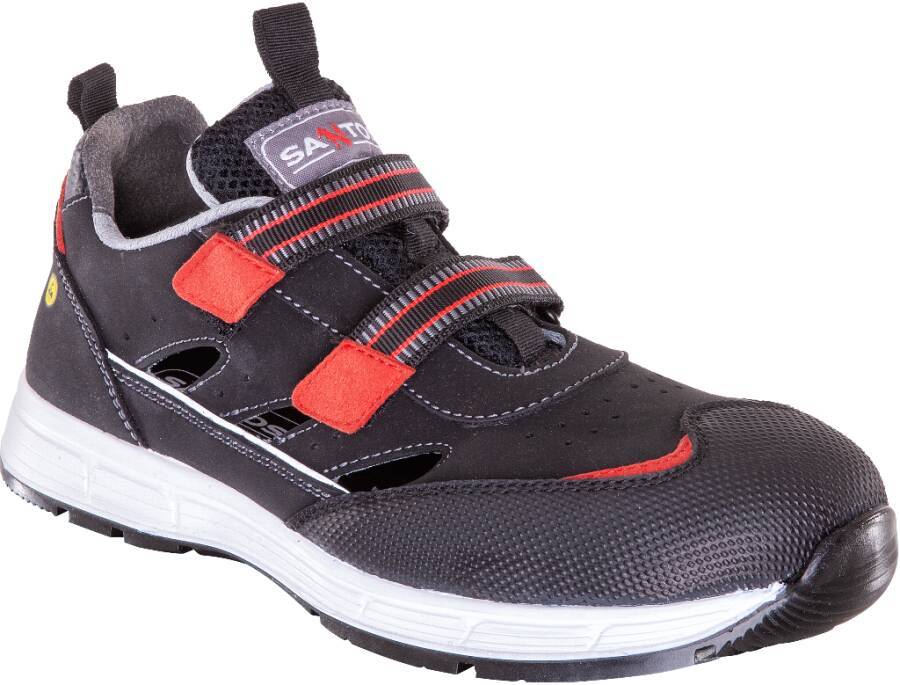 Sicherheitssandale S1P S65 ESD S65 Sandale-47 Größe 47 Farbe schwarz Typ Sandale Modell S65 Schutzklasse S1P Sohle PU/