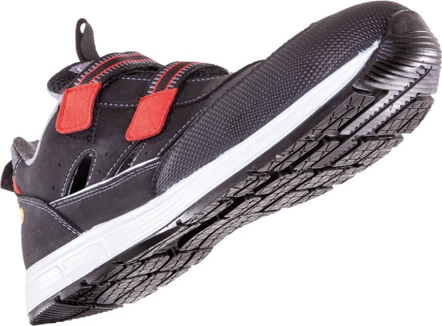 Sicherheitssandale S1P S65 ESD S65 Sandale-47 Größe 47 Farbe schwarz Typ Sandale Modell S65 Schutzklasse S1P Sohle PU/