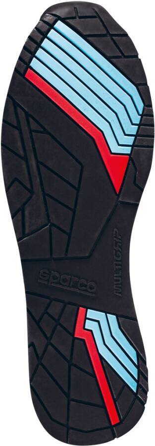 Sicherheitshalbschuh S1P Sparco Martini Racing 7527MRBM-38 Größe 38 Farbe blau / rot Typ Halbschuh Modell Martini Raci