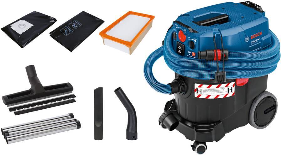Nass-/Trockensauger GAS 35 H AFC 06019C3600 Opt. D Nennaufnahme 1200 W Behältervolumen 35 l Luftstrom 4440 l/min Unterd