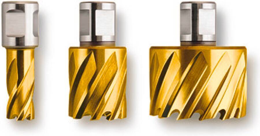 Kernbohrer HSS Dura TiN 3/4inW 25 mm 63134220075 Typ Dura TiN 3/4inW Aufnahme Weldon Schnitttiefe 25 mm Bohr-Ø 22 mm