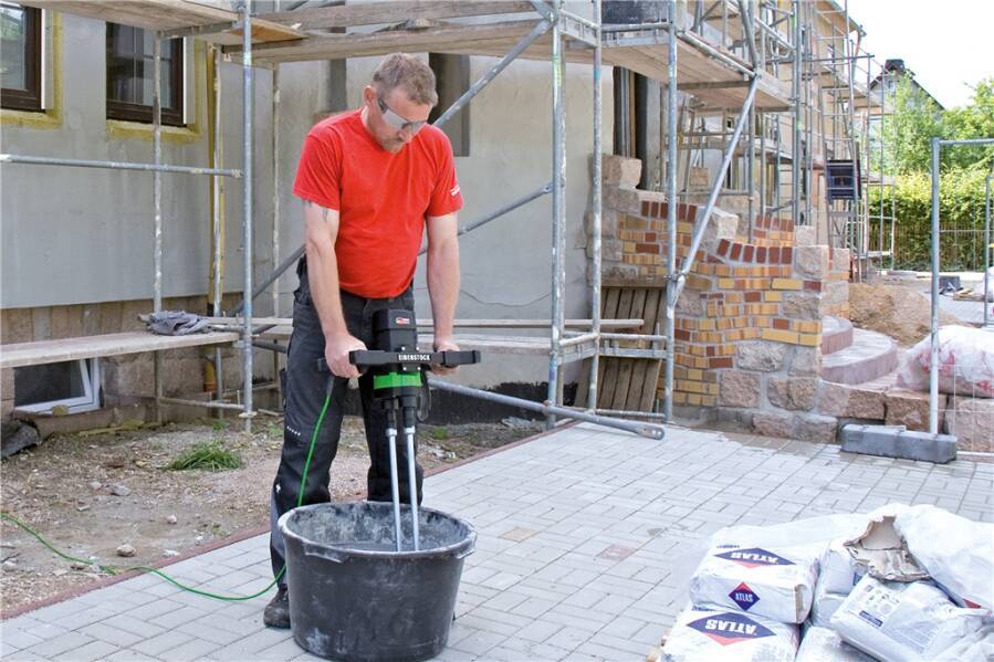 Zwangsrührer EZR 24 R R/L Set 0774W000 Nennaufnahme 1800 W Nenndrehzahl 180 - 440 U/min Rührmenge bis 80 kg Rührkorb-Ø m