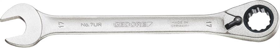 Ratschen-Ringmaulschlüssel 2297396 SW 24 mm Typ abgewinkelt mit Hebel Länge 325 mm Arbeitswinkel 6 ° Ringstärke 14,8 mm