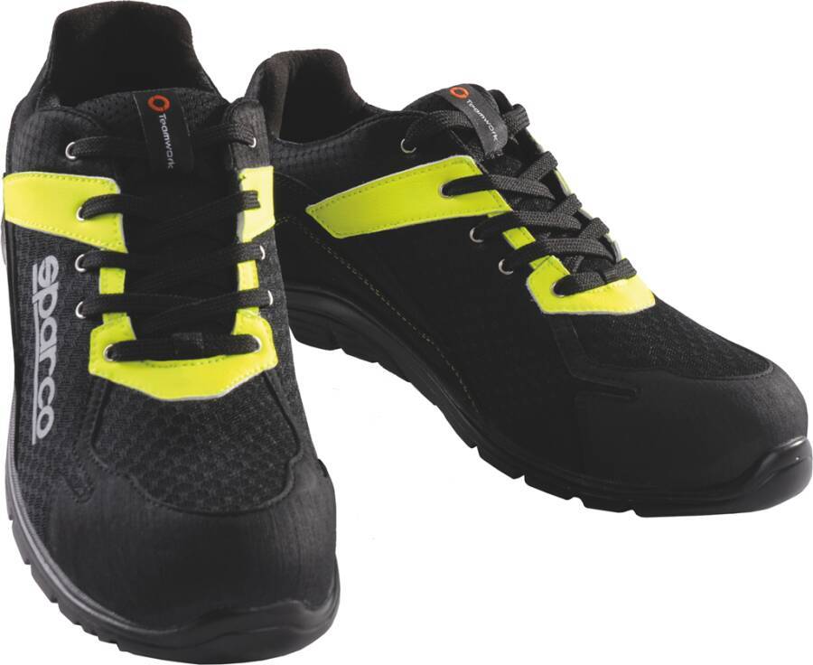 Sicherheitshalbschuh S1P Sparco Practice 7517NRGF-48 Größe 48 Farbe schwarz/gelb Typ Halbschuh Modell Yellow Practice