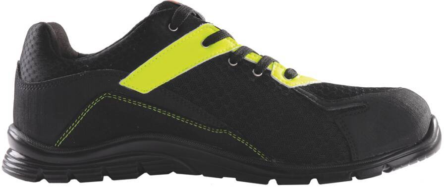Sicherheitshalbschuh S1P Sparco Practice 7517NRGF-48 Größe 48 Farbe schwarz/gelb Typ Halbschuh Modell Yellow Practice