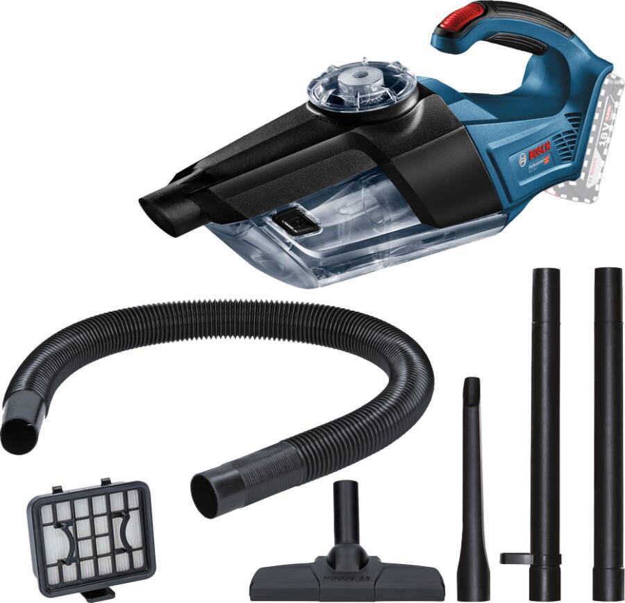 Akku-Handsauger GAS 18V-1 L 06019C6200 Typ Solo Opt. B Lieferumfang ohne Akku, ohne Ladegerät, Qualitätsschlauch, Absaug