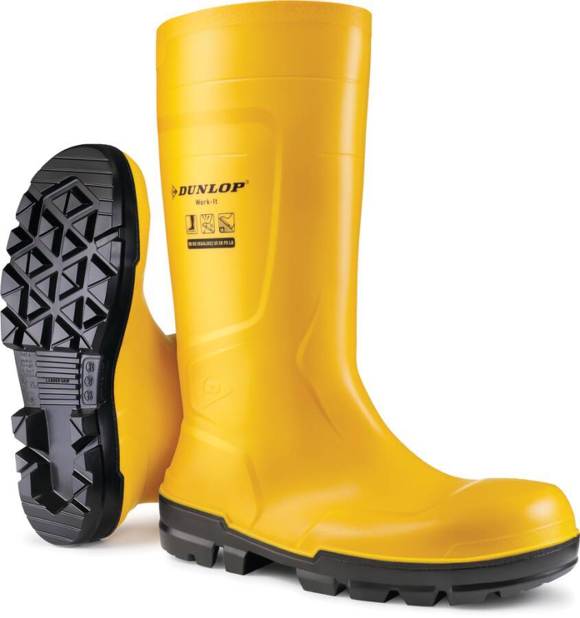 Sicherheitsstiefel S5 Dunlop® Work-It full safety 103339-48 Größe 48 Farbe gelb Typ Stiefel Modell Work-It full safety S