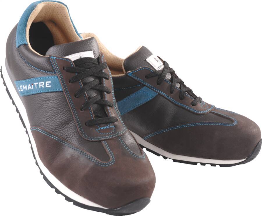Sicherheitshalbschuh S3 Mike /Ben 1204-40 Größe 40 Farbe braun/blau Typ Halbschuh Modell Mike Schutzklasse S3 Sohle EV