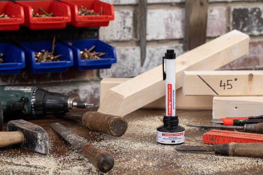 Permanent-Marker edding retract 11 4-11004 Farbe grün Strichstärke 1,5 - 3 mm