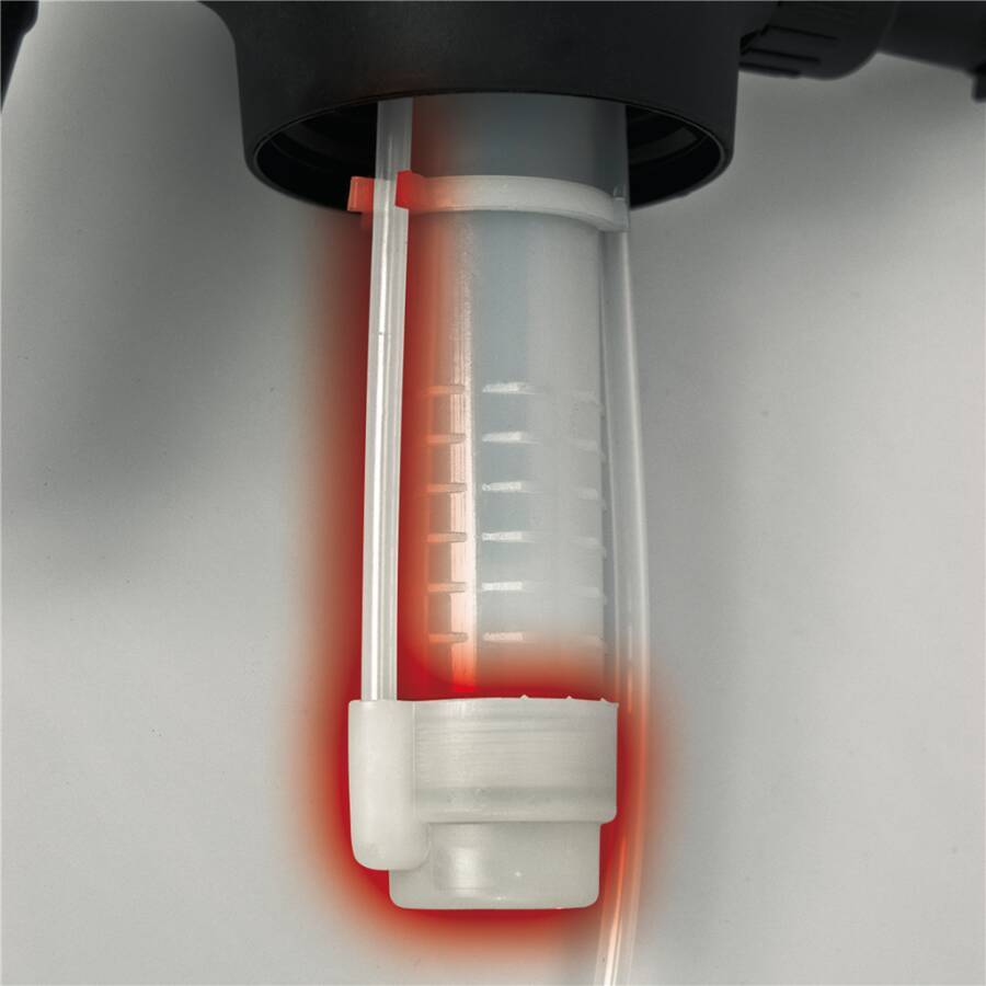 Drucksprüher 3 bar 1,5 l 3132BC Einsatz pH 7 - 14 Dichtungen EPDM Ausführung Kunststoffüberzugsrohr zum Schutz des Rücks