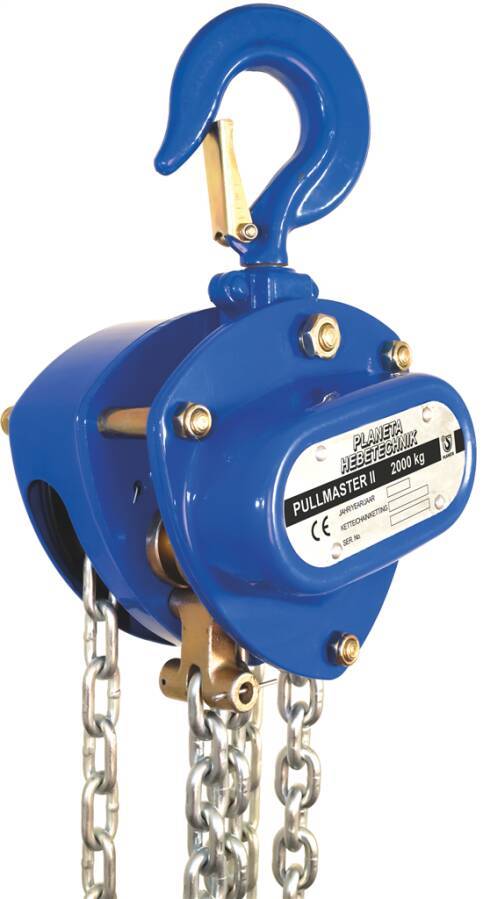Stirnrad-Flaschenzüge PULLMASTER II G10531 Typ Flaschenzug Hub 3 m Tragkraft 1000 kg Kettenstränge 1 Bauhöhe 332 mm Hand