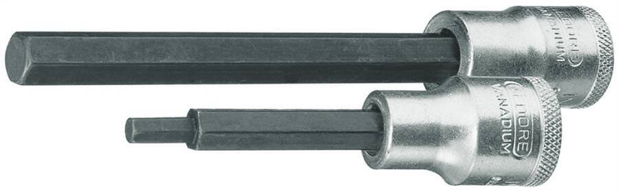 Sechskant-Bitstecknuss lang 1/2 GEDORE 6158110 Größe 10 mm Länge 140 mm Typ GEDORE