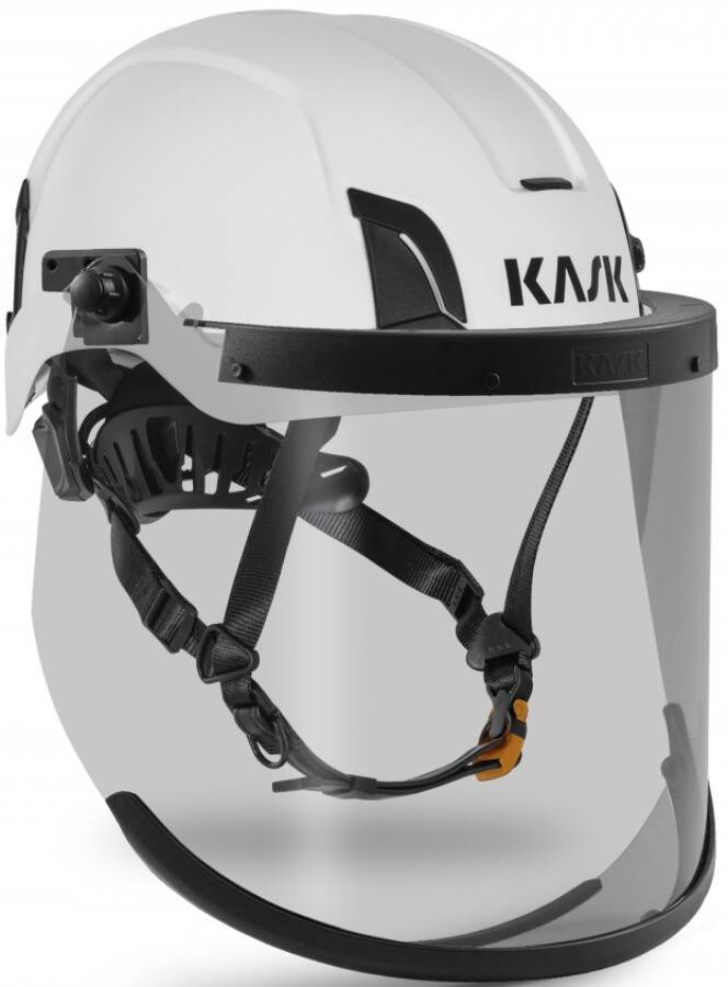 Vollgesichtschutz Visier ArcVisor Ergo KASK Zenith X / Primero WVI00034- Farbe grau Schutzklasse Störlichtbogenschutz GS