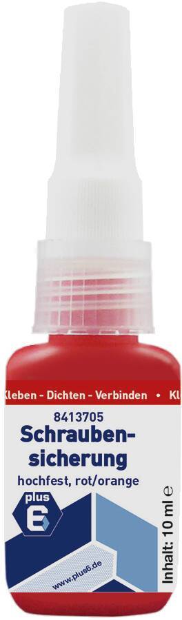 Schraubensicherung hochfest rot/orange 8413705 Inhalt 10 ml Gebindeart Flasche Festigkeit hochfest max. Ø >1`` (M36)/ 2`