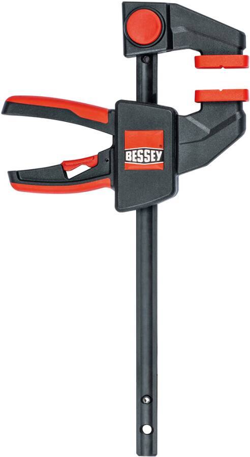 Einhandzwinge EZ EZM30-6 Spannweite 300 mm Ausladung 60 mm Spreizweite (e) 125-420 mm Schiene 14 x 5 mm Gewicht 0,38 kg