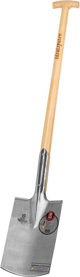 Gärtnerspaten mit Tritt 10010243 Blattmaß 285 x 185 mm Länge 850 mm Stiel Eschen-T-Stiel