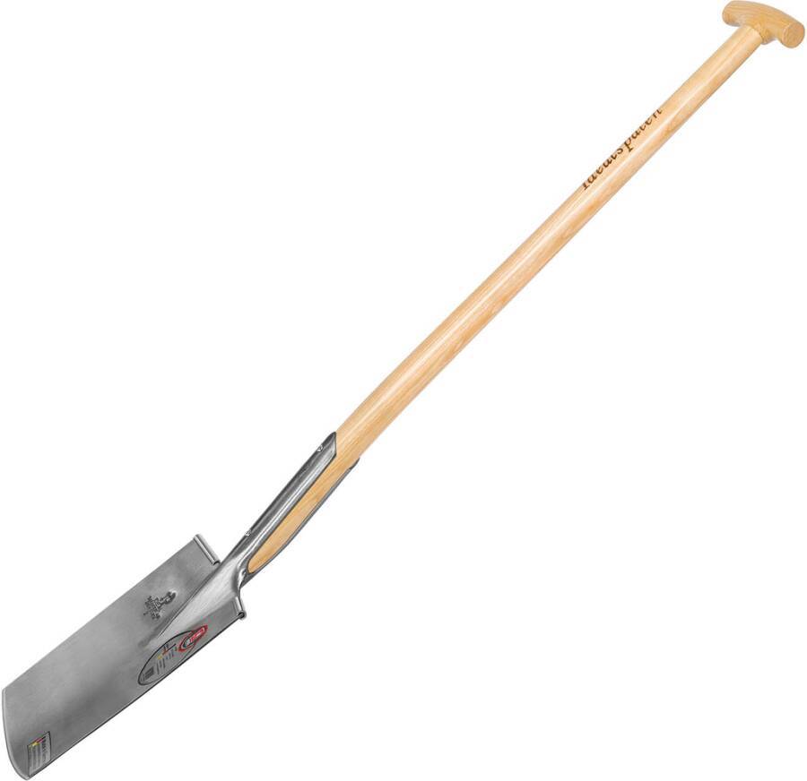 Gärtnerspaten mit Tritt 10010243 Blattmaß 285 x 185 mm Länge 850 mm Stiel Eschen-T-Stiel