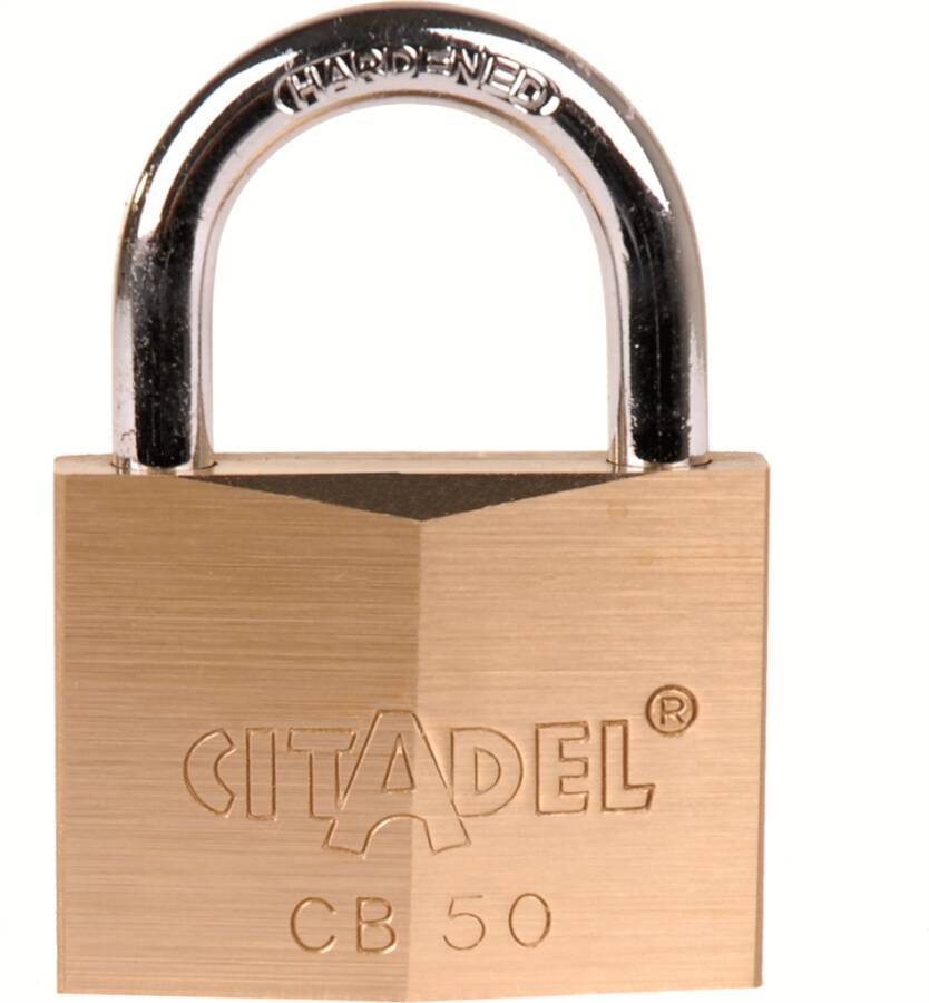 Vorhangschlösser Basic Messing 4999040 Typ Basic Bügelhöhe 25 mm Bügelstärke 6,5 mm Breite 40 mm