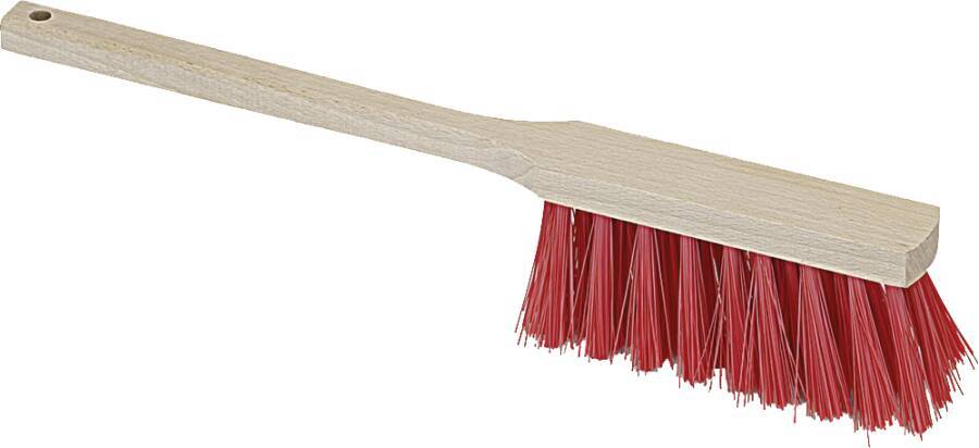 Handfeger 89952 Gesamtlänge 43 cm Ausführung Elaston, Holz natur, langer Stiel, Aufhängeloch