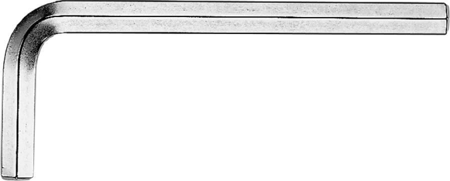 Sechskant-Winkelschraubendreher 42754 Größe 12,0 mm Schenkellänge 137 x 57 mm Inhalt einzeln