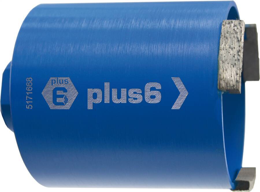 Diamant-Trockenbohrkrone plus6 M16 5171668 Ø 68 mm Nutzlänge 70 mm Segmente 3 Segmenthöhe 7 mm Segmentbreite 3,5 mm