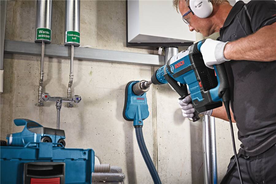 Absaugvorrichtung GDE 1600A001G8 Typ GDE 162 Bohr-Ø max. 162 mm Breite 197 mm Länge 331 mm geeignet für alle bohrende Ma