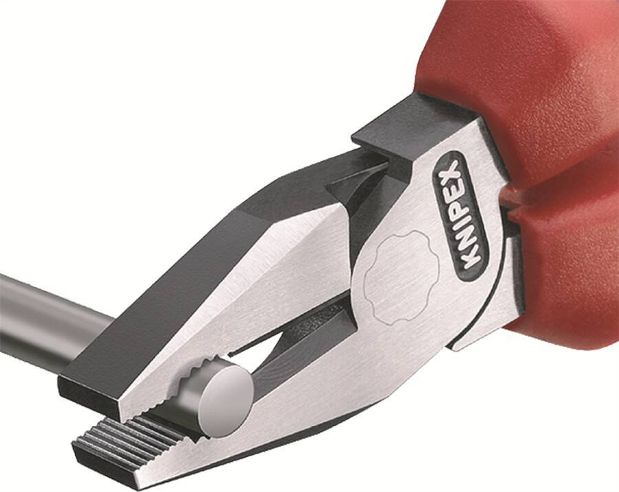 Kraft-Kombizange 02 02 200 Länge 200 mm Schneidbereich (Stahldraht-Ø) 2,8 mm Typ 3-K-Griff Schneidwert CU-Kabel, mehrdr