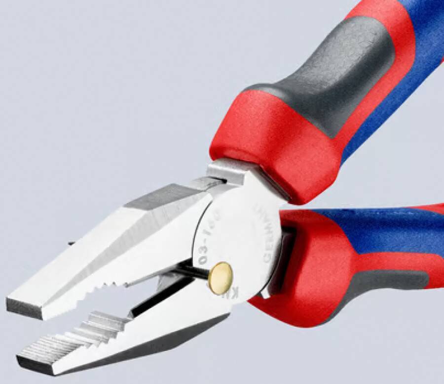 Kombizange 3-K-Griff 03 05 180 Länge 180 mm Schneidbereich (Stahldraht-Ø) 2,2 mm Typ 3-K-Griff Schneidwert mittelharter