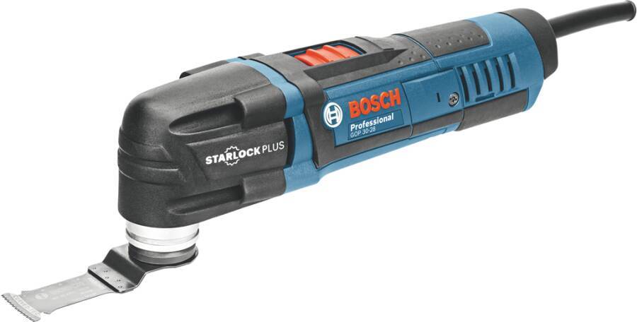 Multi-Cutter GOP 30-28 0601237001 Typ Set Opt. B Lieferumfang 1x Tauchsägeblatt, Karton Nennaufnahme 300 W Werkzeugaufna