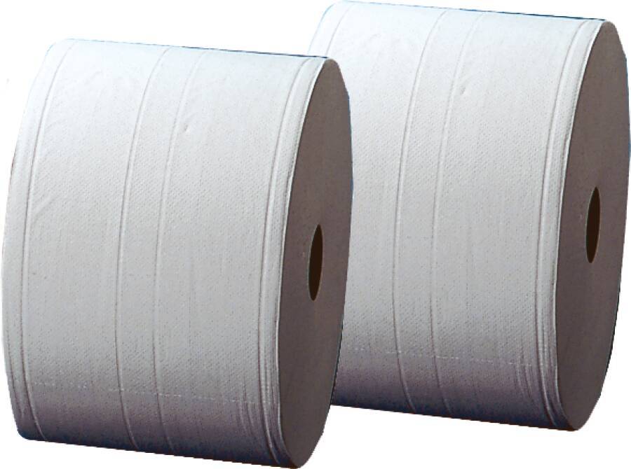 Putzpapier weiß Großrolle Premium 89462 Blattmaß 26x36 cm Lagen 2 Rollen-Ø ca. 39 cm Blatt 1500 pro Rll Rollen pro Palet