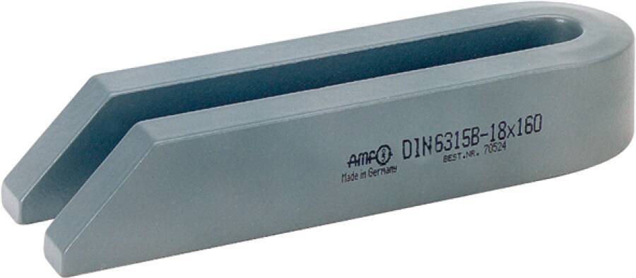 Gabelspanneisen abgeschrägt 70524 Schlitzbreite b1 18 mm Länge 160 mm für Schraube 16/18 M a 30 mm Breite b2 48 mm b3 1
