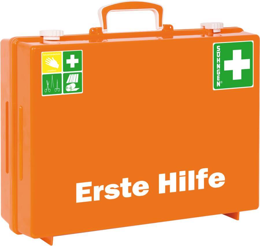 Erste-Hilfe-Koffer DIN 13157 3001125 Norm Standard-Füllung nach DIN 13157 Abmessung (LxBxH) ca. 260 x 170 x 110 mm