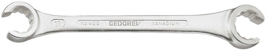 Doppelringschlüssel, offen 6056970 SW 9x11 mm Länge 145 mm Ringbreite 19 x 22 mm Ringstärke 7,5 x 8,5 mm