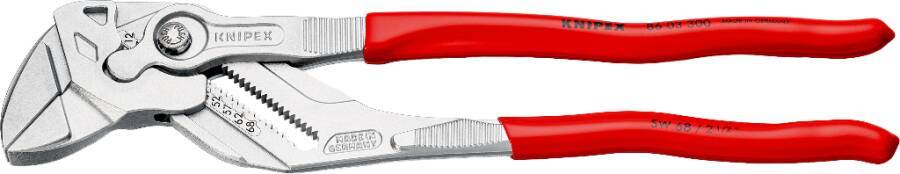 Zangenschlüssel 86 03 300 Ausführung verchromt Länge 300 mm Arbeitsbereich 68 / 2.1/2 mm / Zoll Gewicht 656 g