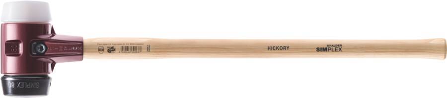Vorschlaghammer SIMPLEX 3027081 Typ Hammer Kopf-Ø 80 mm Kopflänge 175 mm Gesamtlänge 800 mm Gewicht 3170 g Ausführung oh