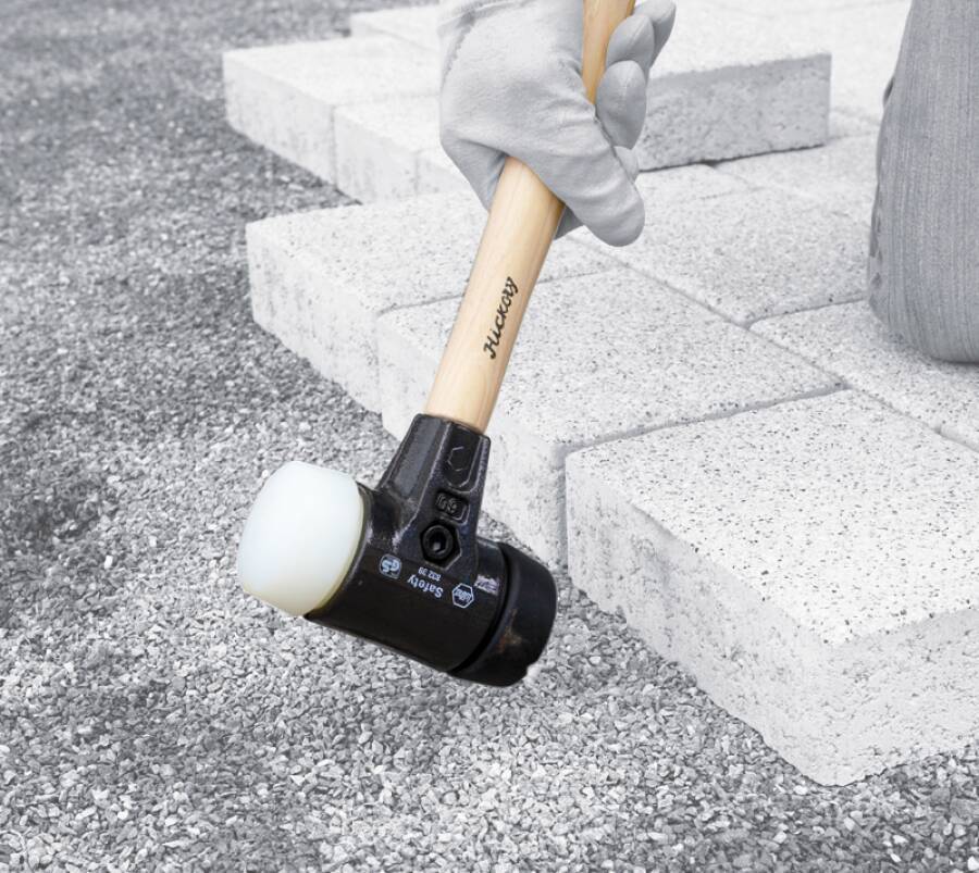 Sicherheits-Vorschlaghammer 26661 Typ Hammer Kopf-Ø 80 mm Kopflänge 185 mm Gesamtlänge 840 mm Gewicht 3450 g