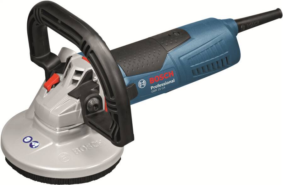 Betonschleifer GBR 15 CA 0601776000 Nennaufnahme 1500 W Scheiben-Ø 125 mm Drehzahl max. 9300 U/min Gewicht 2,6 kg Opt. D