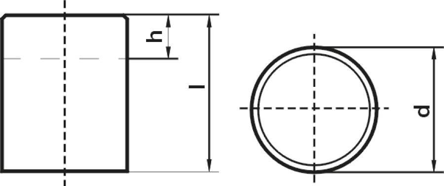 Magnetstabgreifer 2526040 Haftkraft 240,0 N Ø 40 mm Länge 45 mm h 5 mm