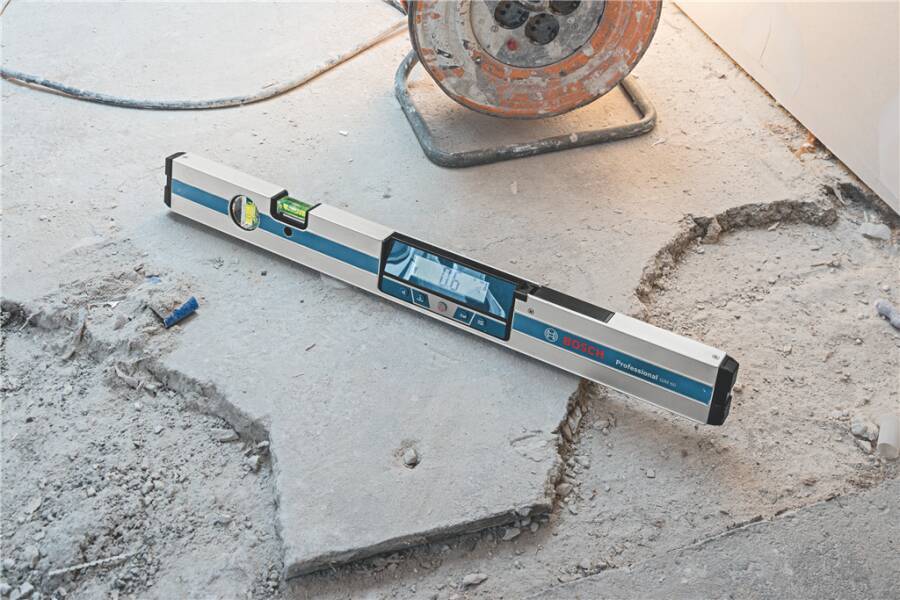 Neigungsmesser GIM 60 / 120 0601076800 Typ GIM 120 Opt. A Lieferumfang 4x 1,5-V-(AA)-Batterien, Schutztasche Länge 120 c