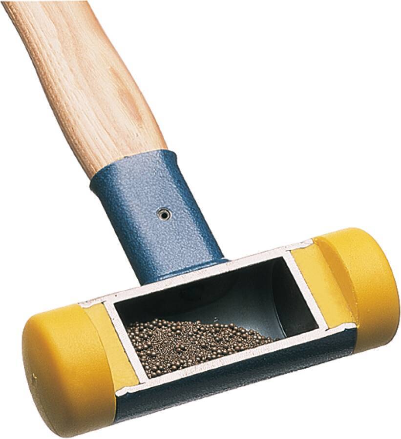 Schonhammer rückschlagfrei 02093 Typ Hammer Kopf-Ø 30 mm Kopflänge 115 mm Gesamtlänge 350 mm Gewicht 460 g