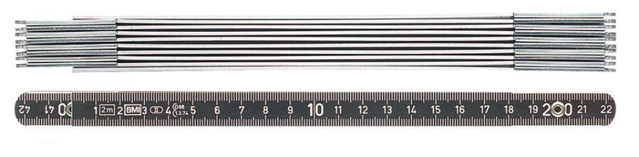 Alu-Gliedermaßstab 2 m 961200044S Länge 2 m