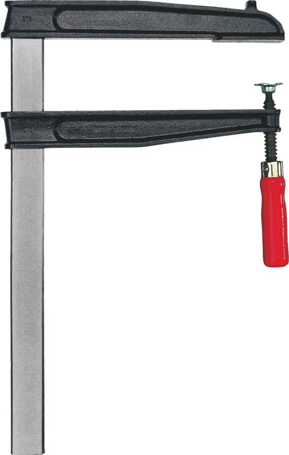 Tiefspann-Schraubzwinge TGNT TGN60T30 Spannweite 600 mm Ausladung 300 mm Schiene 45 x 12 mm