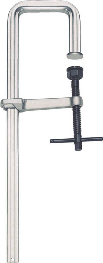 Schwere Hochleistungs-U-Schraubzwinge 27120300 Spannweite 300 mm Ausladung 140 mm Schiene 30x15 mm