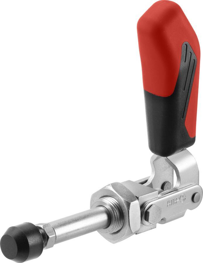 Schubstangenspanner kurze Bauform, ohne Winkelfuß 94318 Größe 3 Haltekraft (F1) 2,5 kN Haltekraft (F2) 2,5 kN Höhe 82,5